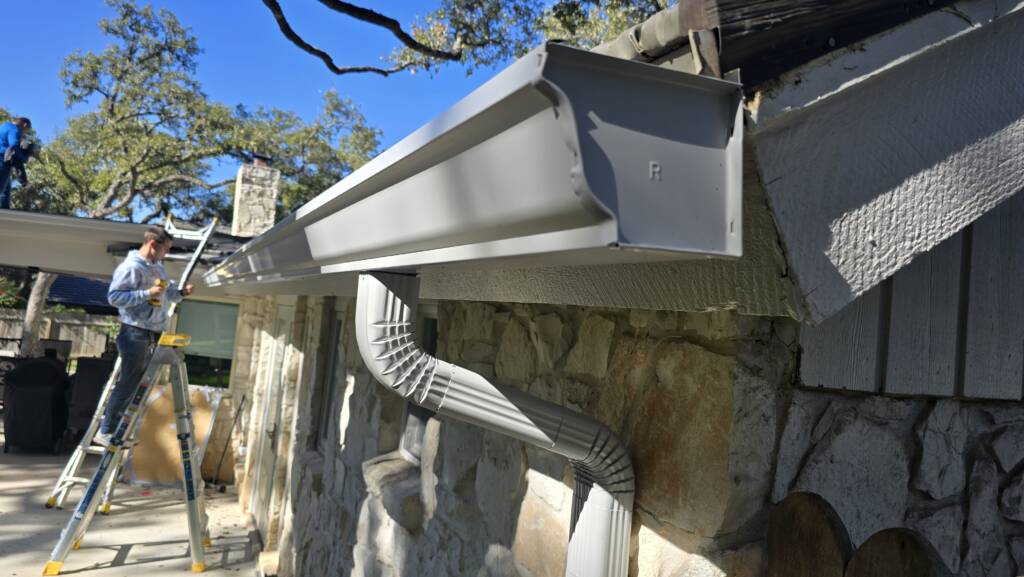 Gutters Installation, San Antonio, Texas